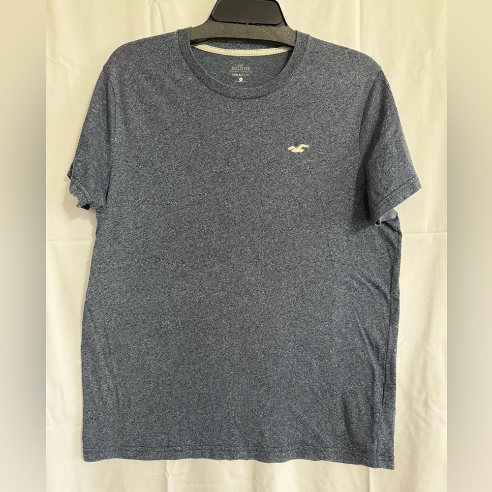 HOLISTER Men’s Soft Tee with Stretch. Pit to pit, 21.” Blue-ish Gray. Size M.
